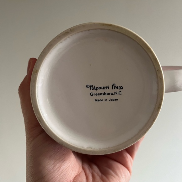 Vintage Potpourri Press ceramic cat mug - Picture 4 of 5